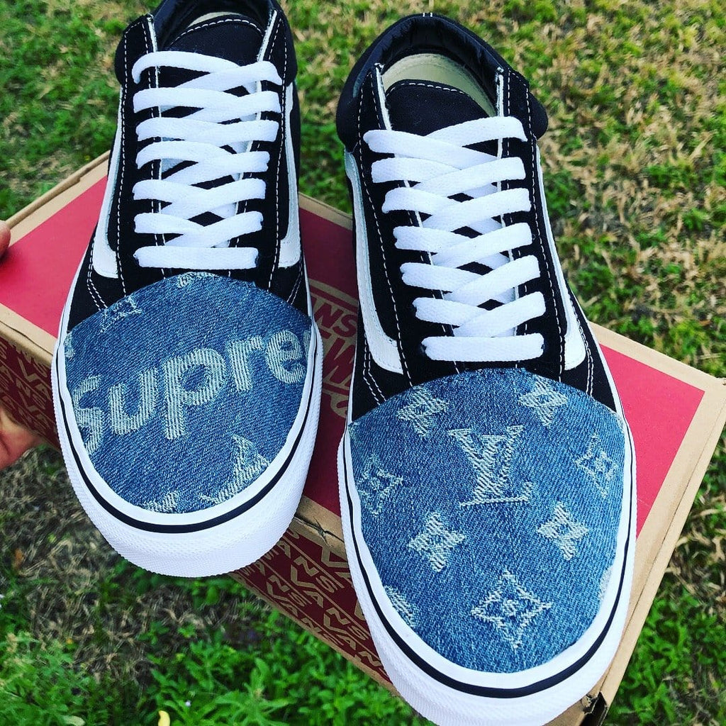 Vans Old Skool Louis Vuitton x Supreme (custom)