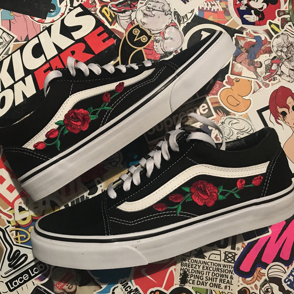 vans with the rose