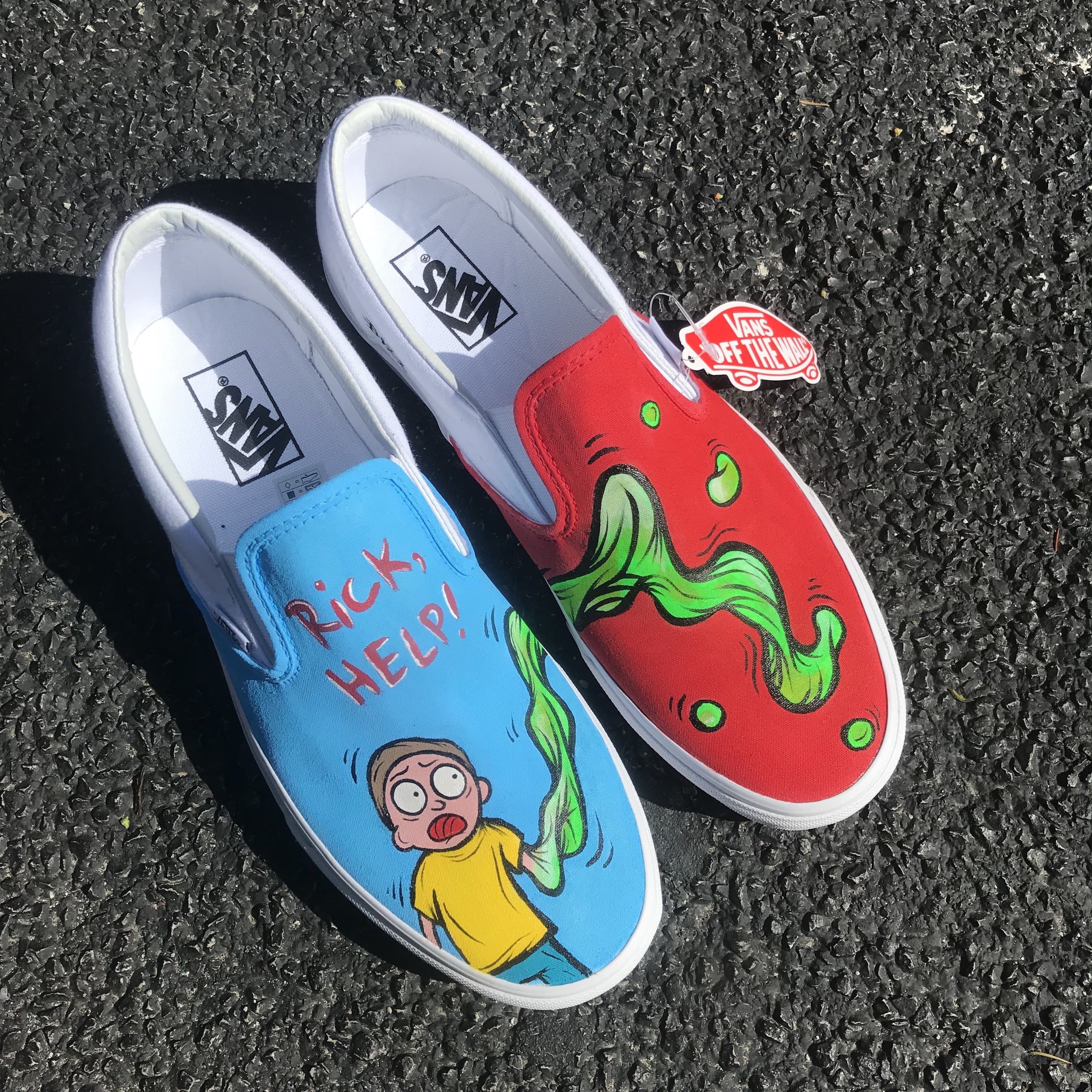 rick and morty vans