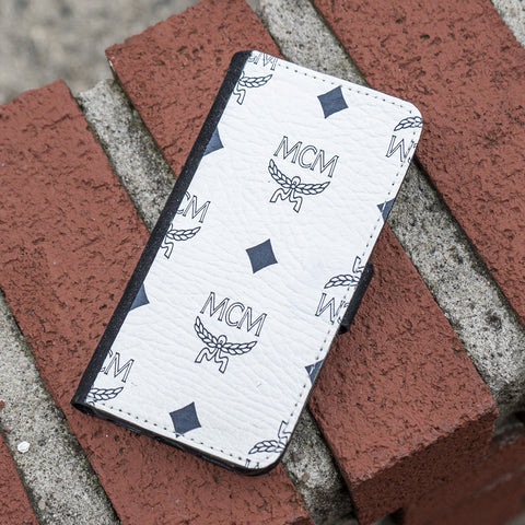 White MCM Wallet Iphone Case | CustomizerDepot