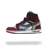 jordan 1 off white spiderman