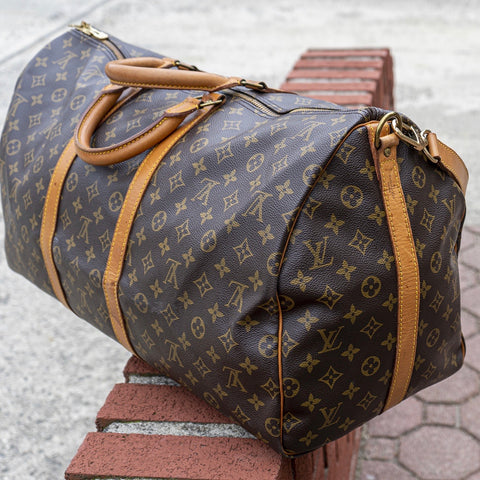 Louis Vuitton Keepall Bandouliere 55 Duffle Bag (FC892) | CustomizerDepot
