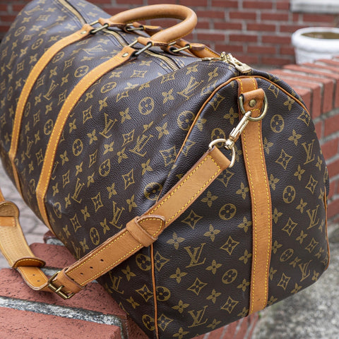 Louis Vuitton Keepall Bandouliere 55 Duffle Bag (FC892) | CustomizerDepot