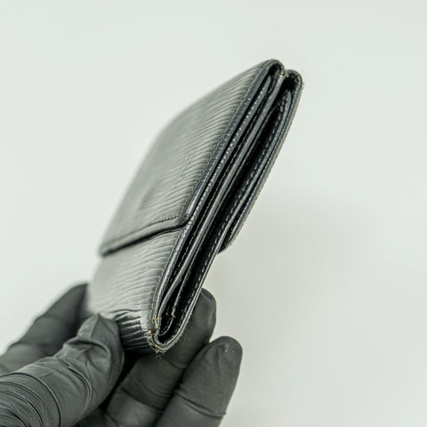 Louis Vuitton Epi Noir Trifold Wallet (MI0911) | CustomizerDepot