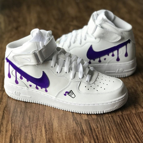 air force 1 with purple