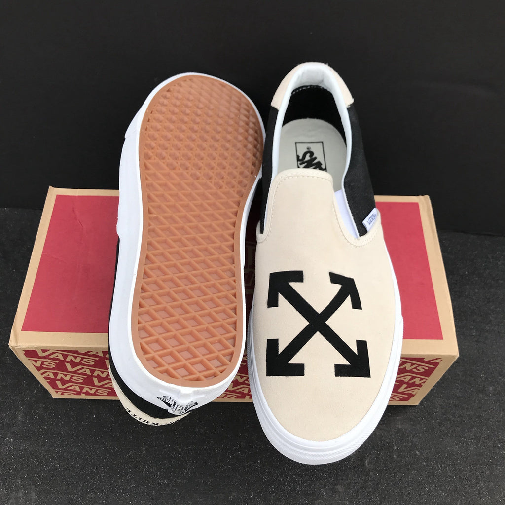 Vans Off White Slip On | CustomizerDepot