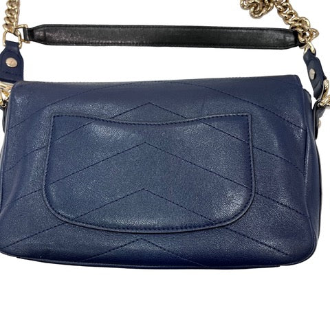 Prada Bandoliera Dark Navy Quilted Nylon Crossbody Bag 2VH251