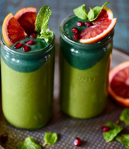 Green Powders for Smoothies - Chlorella And Spirulina Detox Smoothie