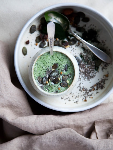 Green Powders for Smoothies - Fennel, Ginger, and Chlorella Smoothie