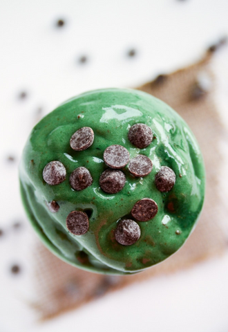 Green Powders for Smoothies - ExtraThick Mint Chip Superfood Smoothie