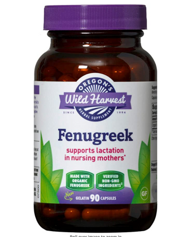 Oregon’s Wild Harvest Fenugreek Organic Herbal Supplement