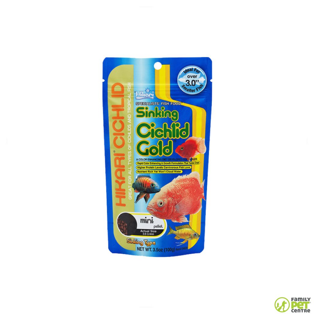 Hikari Cichlid Biogold Plus Mini Pellet Fish Food, 50% OFF