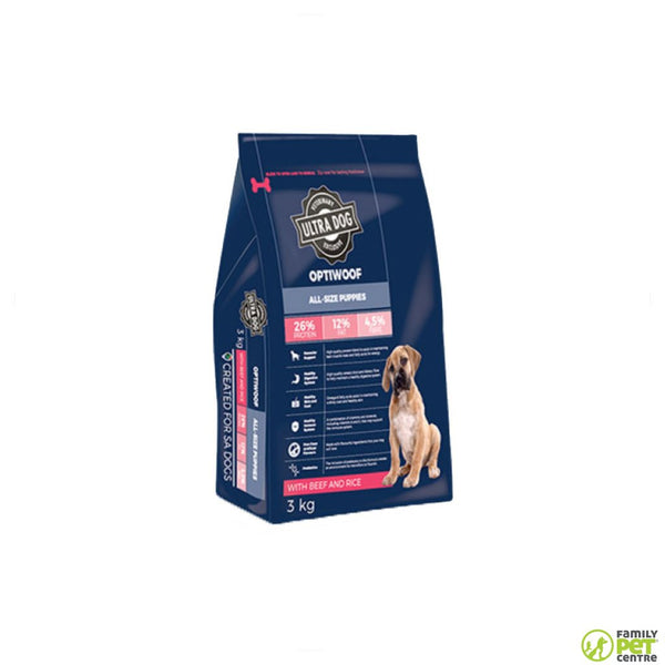 Ultra Dog Optiwoof Puppy Dog Food - Family Pet Centre