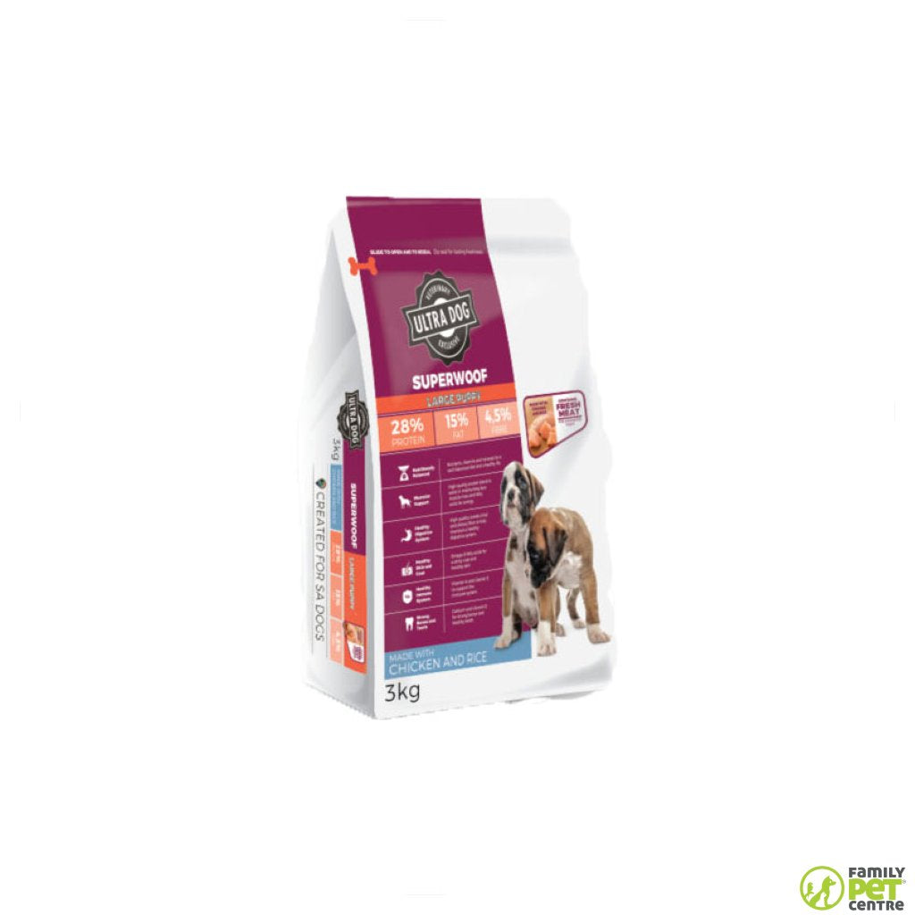 Ultra Dog Superwoof Large Puppy Dog Food - Family Pet Centre