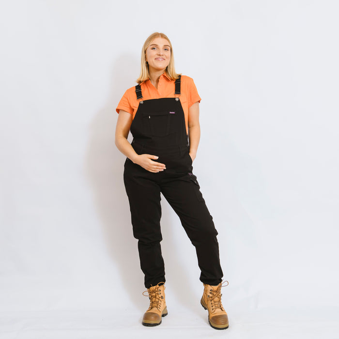 Women's Work Overalls - Tradie Ladies - GREEN HIP