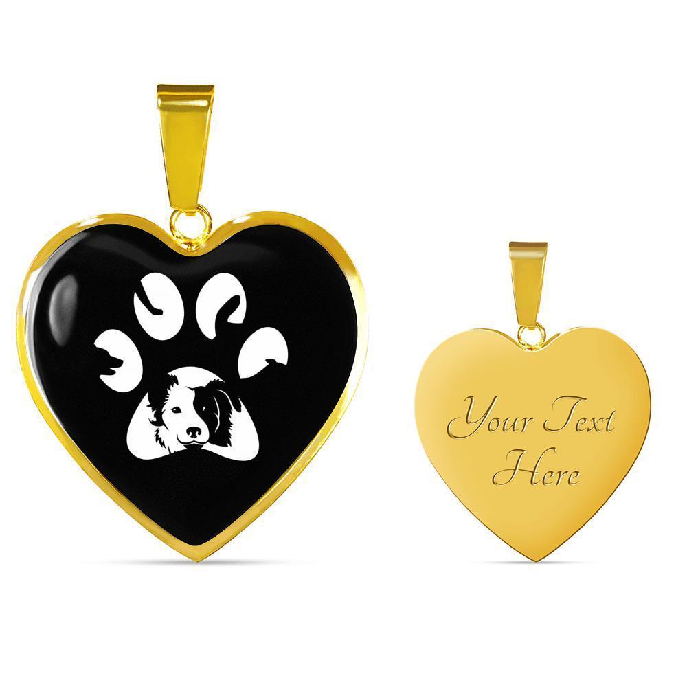 Personalised Paw Prints Washer Necklace - Belle Fever – BELLE FEVER