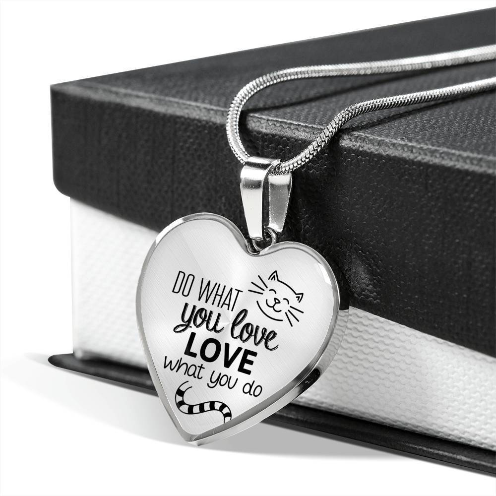Interlocked Heart Necklace - To My Wife - I Love You More Than The Wol -  Wrapsify