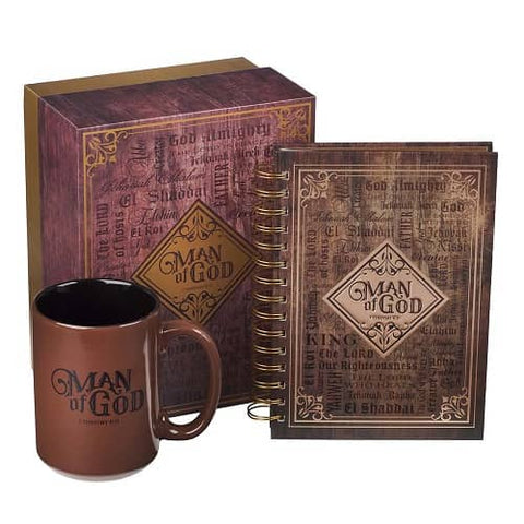 1. Mug and Journal - Man of God Gifts