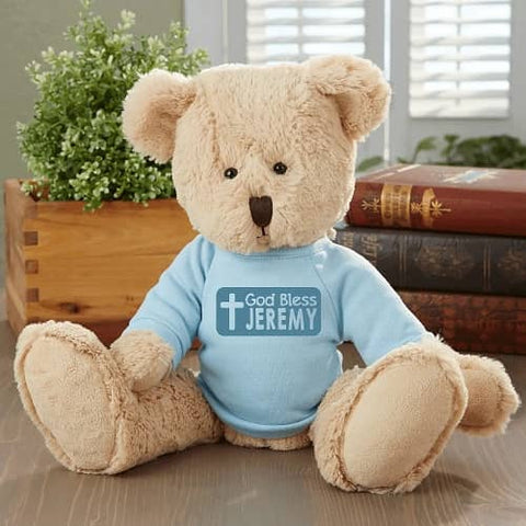 1. Personalized Teddy Bear - Jesus Teddy Bear