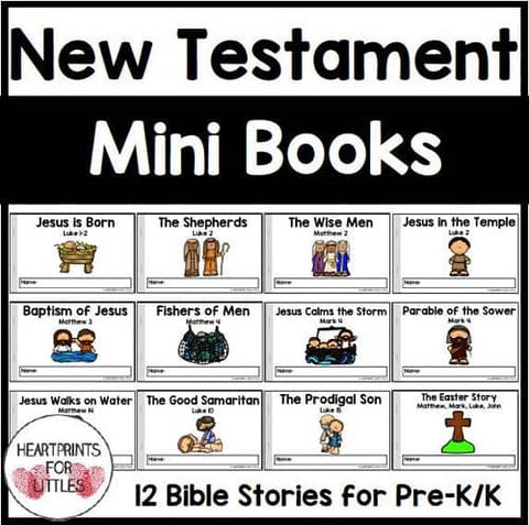 10. New Testament Mini Book Printable - Gifts for Sunday School Students