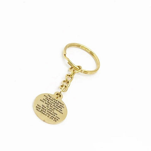 10. Scripture Gift The Lord Bless You And Keep You Keychain - The Lord Bless You and Keep You Gifts