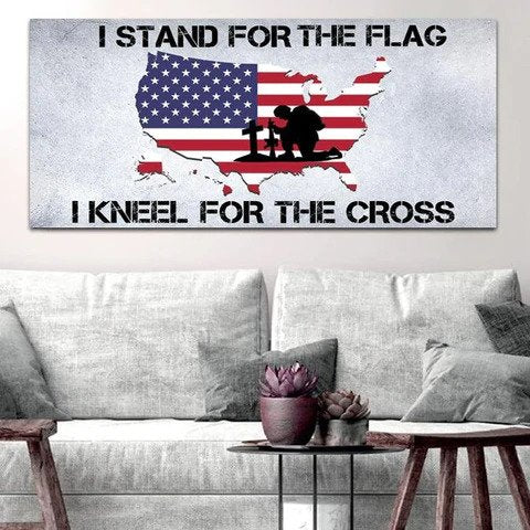 12. I stand For the Flag; I kneel For the Cross - Real Men Pray Gifts