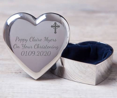 12. Personalized cross box - Christian Jewelry Boxes