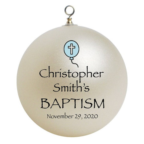 14. Baptism Christmas Ornament - Last Minute Baptism Gift Ideas