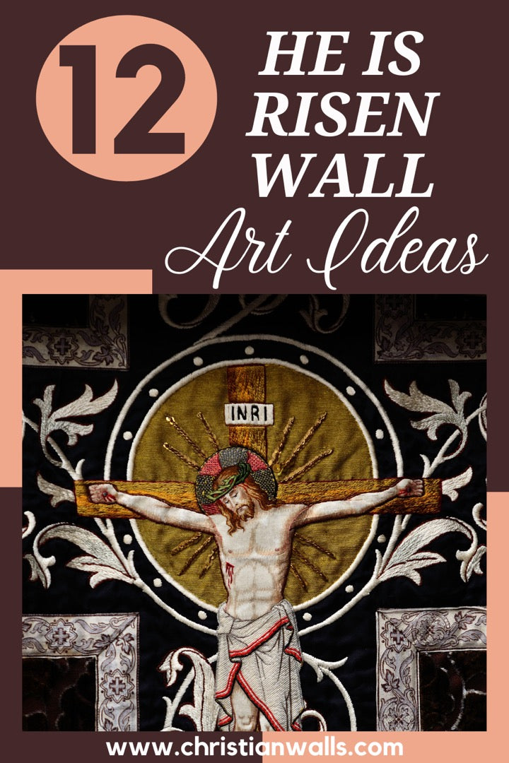 15 He is Risen Wall Art  Decor (Proud to wait for his 2nd coming) – Christian  Walls