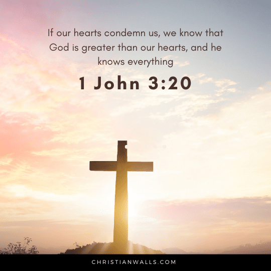 1 John 3:20 images pictures quotes