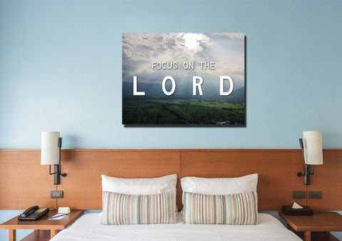2. Focus on The Lord Wall Art - Gifts for Sunday school teachers