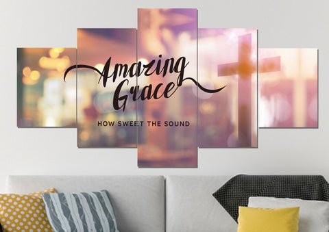 2. Glassy Wall Art - Amazing Grace Gifts