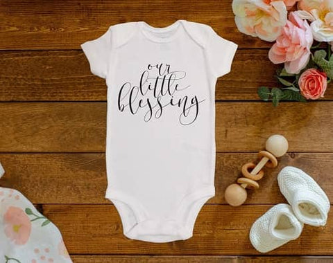 2. Onesie Bodysuit by Kate and Meri - Baby Blessing Gifts