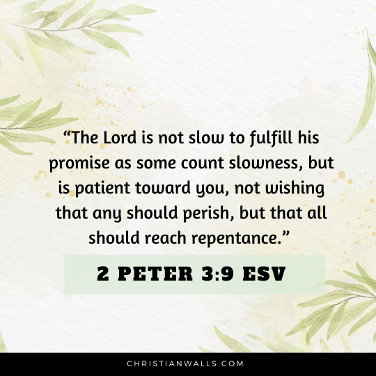 2 Peter 3:9 ESV images pictures quotes
