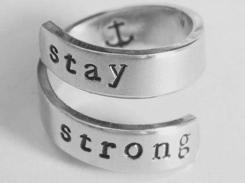 3. Stay Strong, Spiral Ring - Stay Strong Gifts For Him