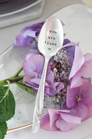 4. You Are Loved Stamped Spoon - You are loved gifts