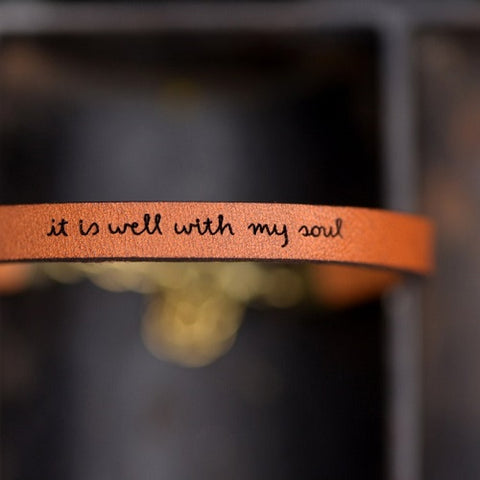 5. Bracelet - It Is Well With My Soul