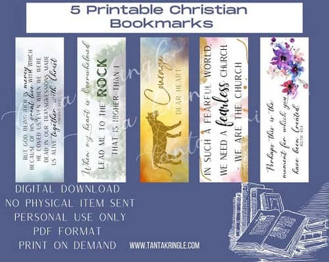 5. Printable Bookmarks - Gifts for Sunday School Students