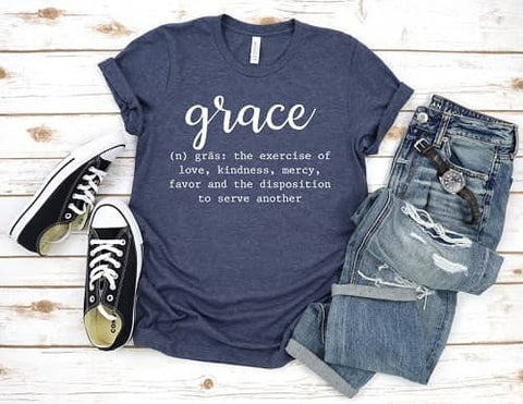 5. Tee Shirt with Definition - Amazing Grace Gifts