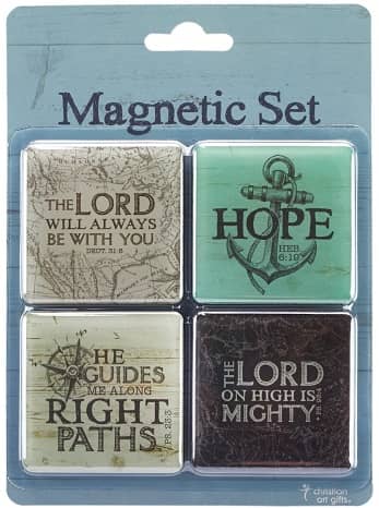 5. The Lord Be With You Magnet Set - Deuteronomy 31 6 Gifts