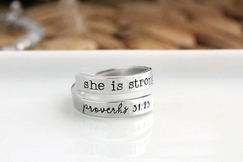 5. Wrap Ring - Proverbs 31 25 Gifts