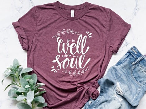 6. Hymn Shirt - It Is Well With My Soul