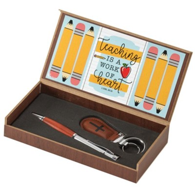 7. Pen and Keychain - Gifts for Sunday school teachers