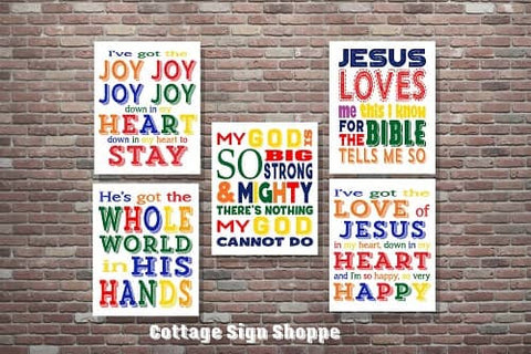 7. Printable Wall Art - Gifts for Sunday School Students