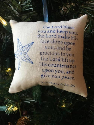 8. Christmas Ornament Decoration - The Lord Bless You and Keep You Gifts