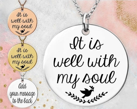 8. Personalized Gift - It Is Well With My Soul