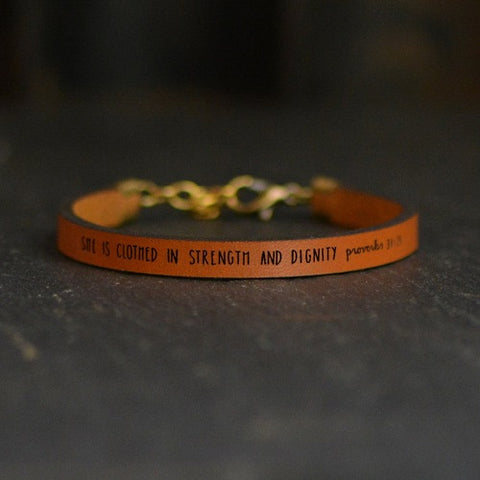 9. Bracelet - Proverbs 31 25 Gifts