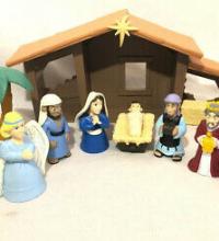 9. Christmas Scene - Bible Action Figurines