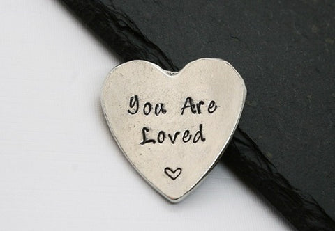 9. You Are Loved Heart Keepsake Token - You are loved gifts