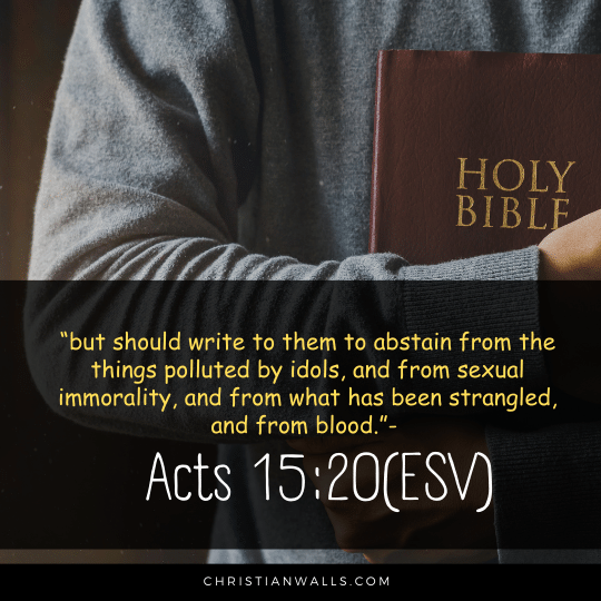 Acts 15:20(ESV) images pictures quotes